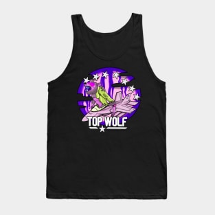 Top Wolf - Toxic Waste Purple Tank Top